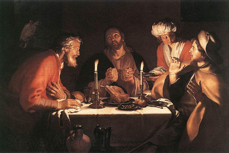 Abraham Bloemaert The Emmaus Disciples Spain oil painting art